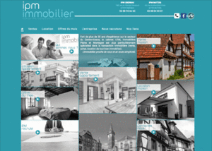 Ipm immobilier site internet alsace