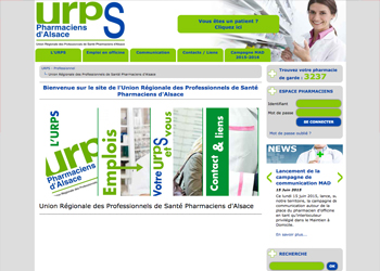 Urps site internet alsace
