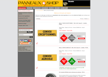 Panneaux shop