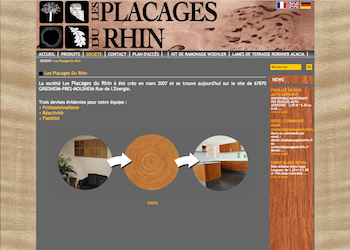 Plaquage du rhin